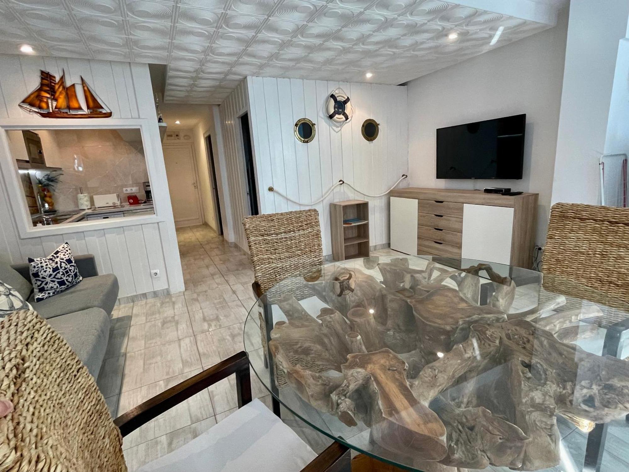 Magnifique Appartement En Front De Mer, Caneylles 罗萨斯 外观 照片