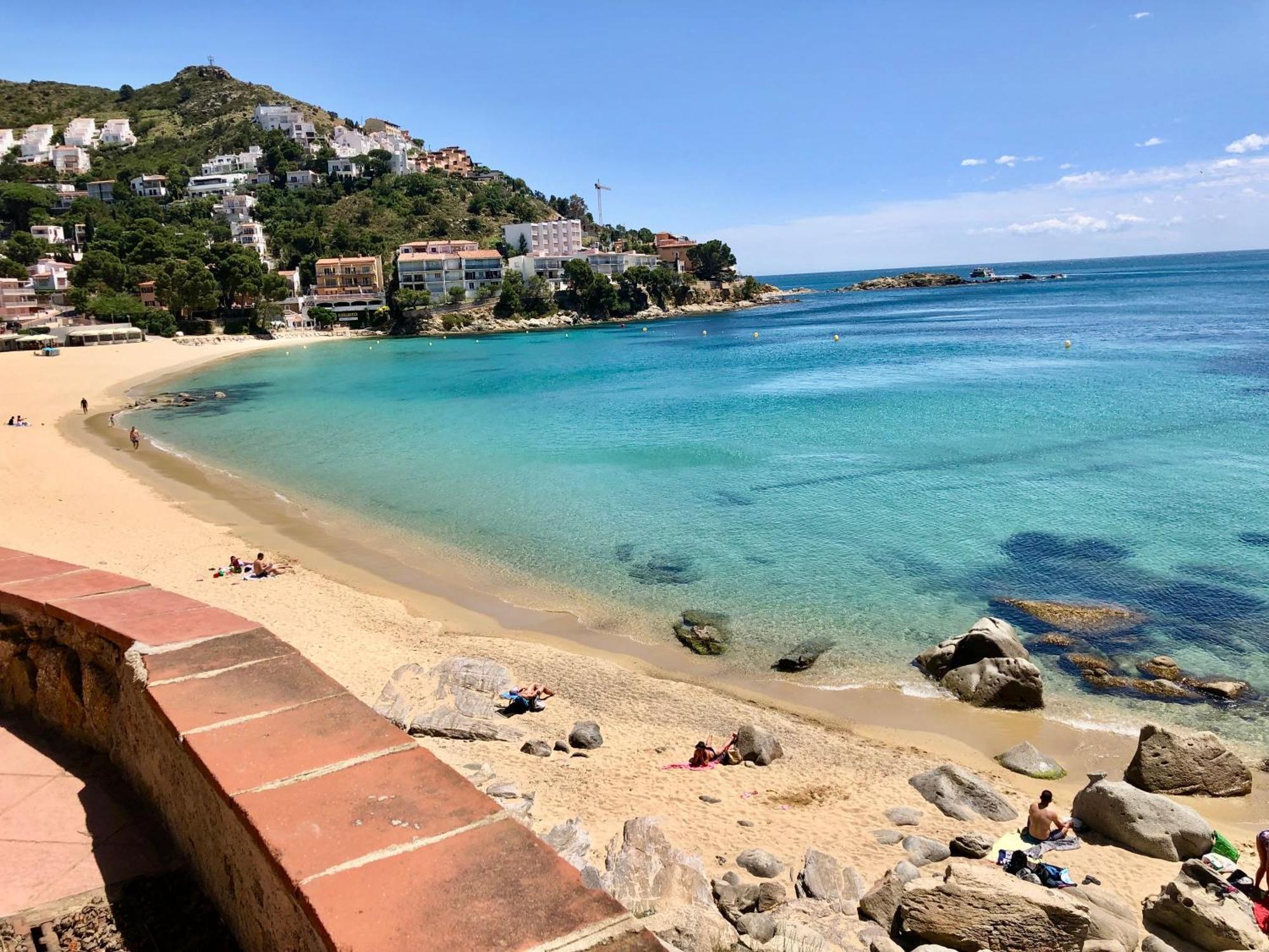 Magnifique Appartement En Front De Mer, Caneylles 罗萨斯 外观 照片